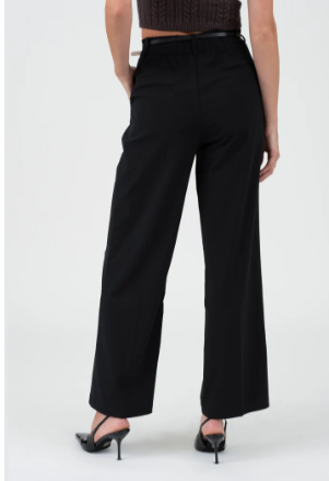 NANCY PLEATED HI-LOW TOP