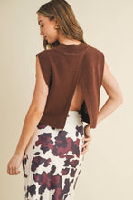 Falling for You Open Back Vest