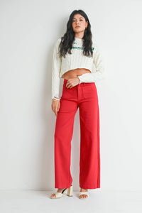 Avery Mini Patch Pocket Pants