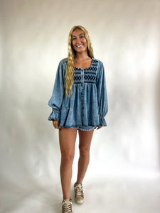 Kiva Denim Blouse