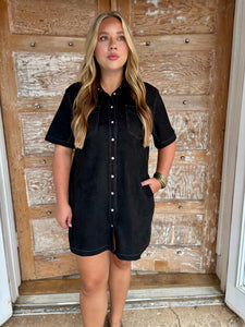 THML Onyx Lane Suede Dress