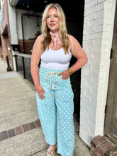 Luna Polka Dot Pleated Barrel Pants