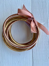 5 Row Glitter Tube & Cobrachain Bracelet