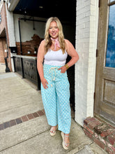 Luna Polka Dot Pleated Barrel Pants