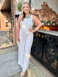 All the Adventures Floral Overalls
