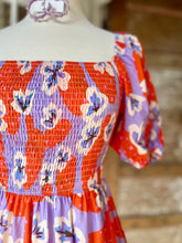Dreamsicle & Lavendar Midi Dress