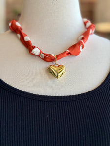 Scarf Charm Necklace