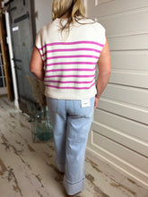 Vervet Kris Super High-Rise Cuffed Baggy Wide Leg Jeans