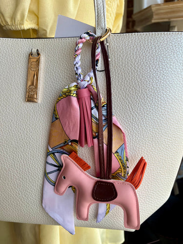 Horse & Scarf Bag Charm & Key Chain