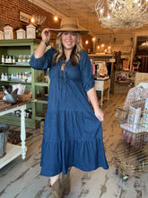 Vada Denim Midi Dress
