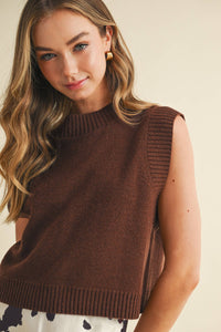 Falling for You Open Back Vest