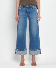 Julie High Rise Cuffed wide leg Jeans