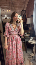 Boho Breeze Border Print Maxi Dress
