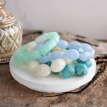 Sorbet Stack – Set of 4 Chunky Acrylic Stretch Summer Bracelets