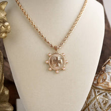 Sunlit Devotion – Cross Pendant Necklace