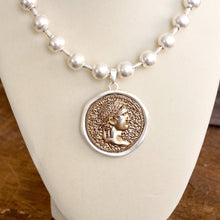 Coin Chunky Ball Chain Statement Necklace