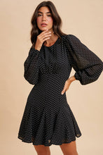 Myra Polka Dot Flared Mini Dress