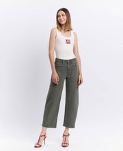 Olive Barrel Jeans