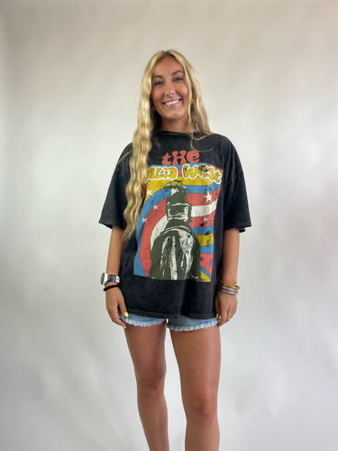 The Wild West Distressed Graphic Tee