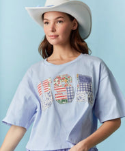 USA Cropped Tee