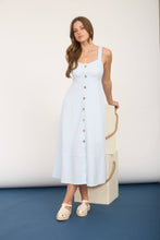 Neutral Notions Striped Midi Dress