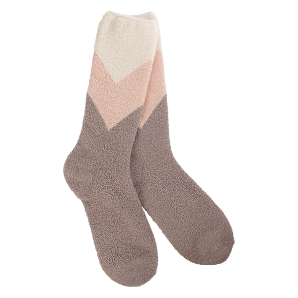 Cozy Cali Chevron Multi Socks