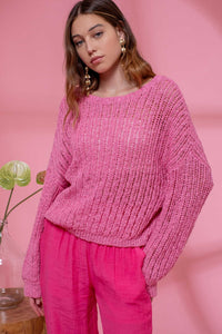 Maisie Sheer Knit Sweater