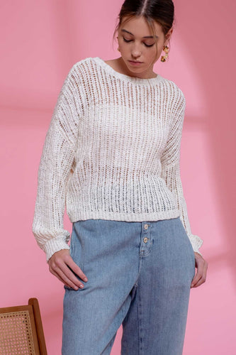 Indie Sheer Knit Sweater