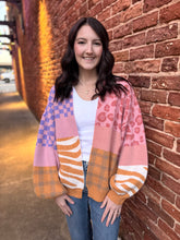 Whimsical Tiger Open Cardigan