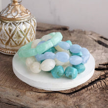 Sorbet Stack – Set of 4 Chunky Acrylic Stretch Summer Bracelets