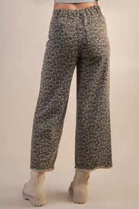 Lovely Leopard Straight Pants