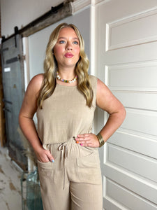 Dahlia Button Linen Top
