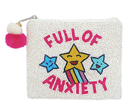 Full of Anxiety Coin Pouch