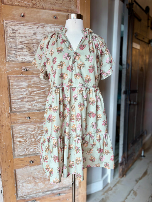 Penelope Floral Dress THML