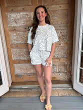 Tess Short Sleeve Henley Top