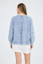Indigo Knit Pullover