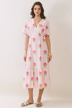 The Meadow Tiered Midi Dress