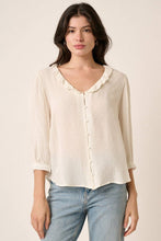 Magnolia Mist Swiss Dot Blouse