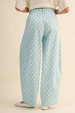 Luna Polka Dot Pleated Barrel Pants
