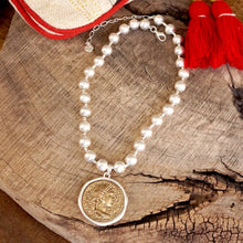 Coin Chunky Ball Chain Statement Necklace