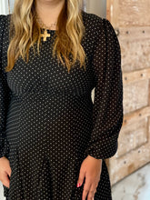 Myra Polka Dot Flared Mini Dress