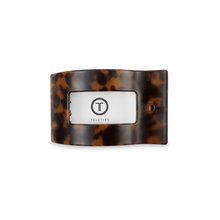 Flat Rectangle Hair Clip | Small | Tortoise