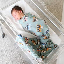 Bamboo Tractor Baby Blanket