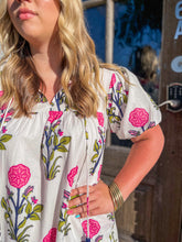 THML Gwen Puff Sleeve Floral Dress