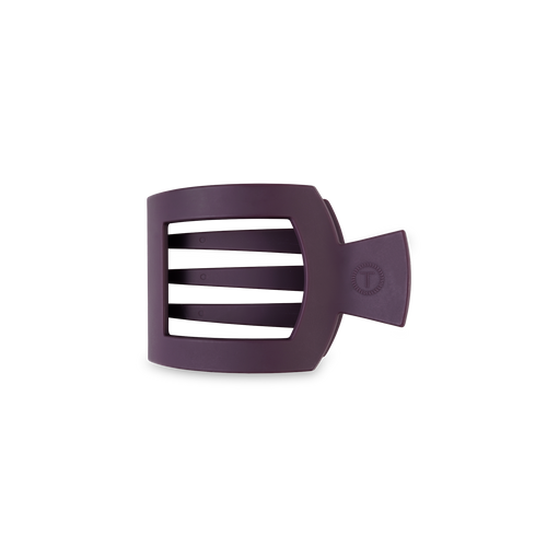 Square Flat Hair Clip | Small | Burgundy Bliss