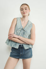 Indigo Meadow Tie Vest