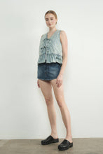 Indigo Meadow Tie Vest