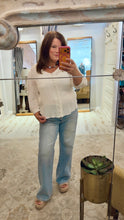 Magnolia Mist Swiss Dot Blouse