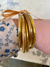 5 Row Glitter Tube & Cobrachain Bracelet