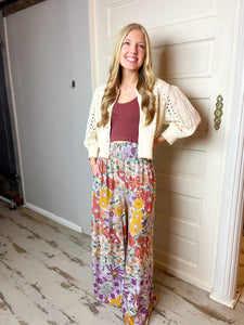 Fields of Flowers Smocked Pants